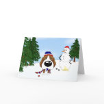 Beagle Winter Scene Cards