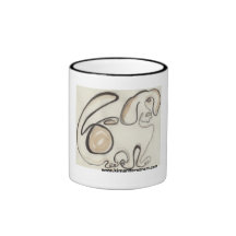 Beagle www.kimandersonart.com coffee mugs