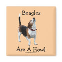 Beagles Are A Howl Dog Lover Photo Magnet