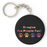 Beagles Are People Too Keychains
