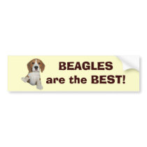 Beagles Are The Best Bumper Sticker