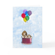Beagles Greeting Card