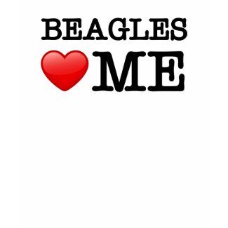Beagles heart me shirt