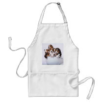 Beagles in Bucket Aprons