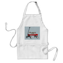Beagles In Wagon Apron