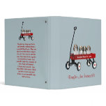 Beagles In Wagon Binder