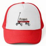 Beagles In Wagon Hat