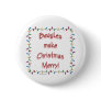 Beagles Make Christmas Merry - Button
