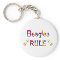 Beagles Rule Key Chains