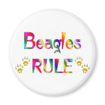 Beagles Rule Magnet