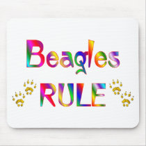 Beagles Rule Mouse Mat