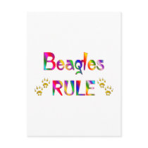 Beagles Rule Postcards