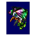 Beak Nose Evil Clown Greeting Cards