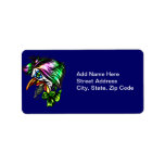 Beak Nose Evil Clown Personalized Address Label