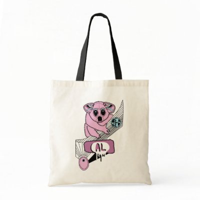 Beaker Al tote Canvas Bag by shaungordonart