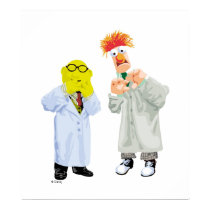 Beaker and Bunsen Disney posters