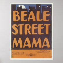Beale Street Mama Vintage Songbook Cover Posters