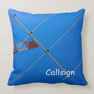 Beam Antenna and Callsign Pillows