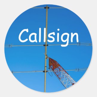 Beam Antenna and Callsign Stickers