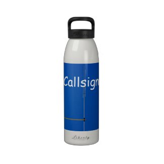 Beam Antenna and Callsign Water Bottle