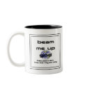 Beam Me Up God mugs