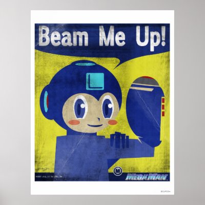 Beam Me Up! Poster by megaman