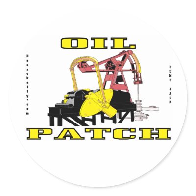 Beam Pump Oil Patch Sticker,Decal,Oil Jack by boozykelly