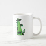 beaming up cow green mugs
