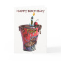 bean birthday cards