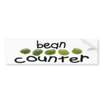 BEAN COUNTER bumper sticker bumper stickers
