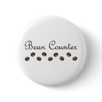 Bean Counter Pinback Button