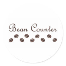 Bean Counter stickers