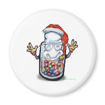 Bean Counters Christmas magnets