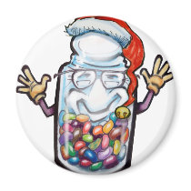 Bean Counters Christmas Fridge Magnet