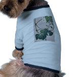 Bean plant showing vine and blossoms by Matsuwo Dog T-shirt