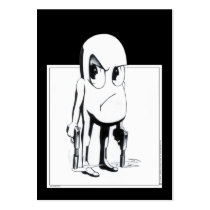 Bean who had a very bad day & dealt with it business cards