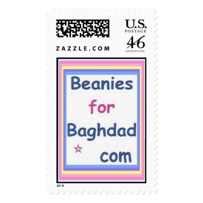 Beanies for Baghdad * com Postage Stamps by Myalgic