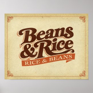 Beans and Rice (Rice and Beans) Poster