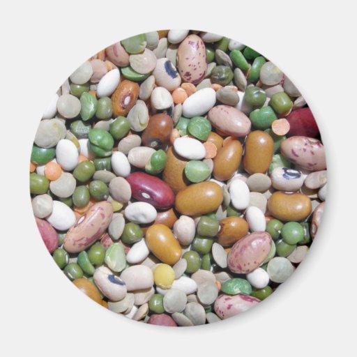 Beans soup salad food useful as background magnet