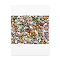 Beans soup salad food useful as background post cards