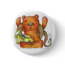 Bear and dragon buttons by Madam_Mim Bear and dragon buttons