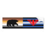 Bear and Eagle Pride Bumper Sticker