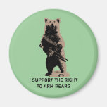 magnets, grizzly, bears, arms, weapons, guns, funny, humor, humorous, humour, silly, 2nd ammendment, right to bear arms, no gun control, grizzly bears, funny bears, politics, just funny