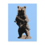 Bear arms Grizzly Bear Post Card