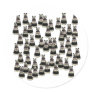 Bear Army Round Sticker