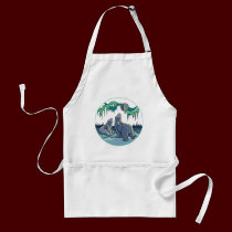 Bear Art BB-Q Apron Native Wildlife Art Apron aprons