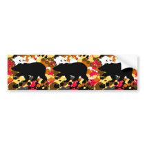 Bear art bumper stickers by jonnydowntown Bear art bumper stickers
