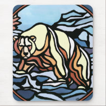 Bear Art Mousepad Stylish Wildlife Mousepad Gifts mousepads