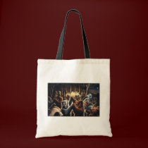 Bear Art Tote Bag Dancing Bears Shopping Bag bags