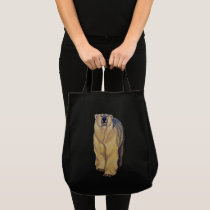 Bear Art Tote Bag Wildlife Art Shopping Bag bags